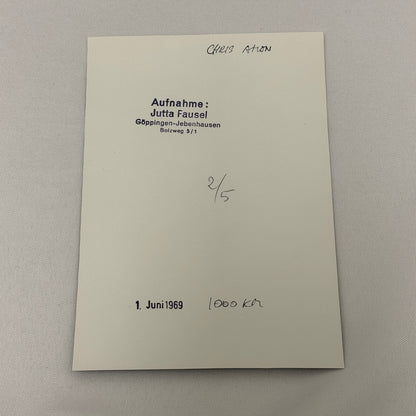 Vintage Racing Photo Chris Amon 1969 1000KM Race Motorsport Photograph