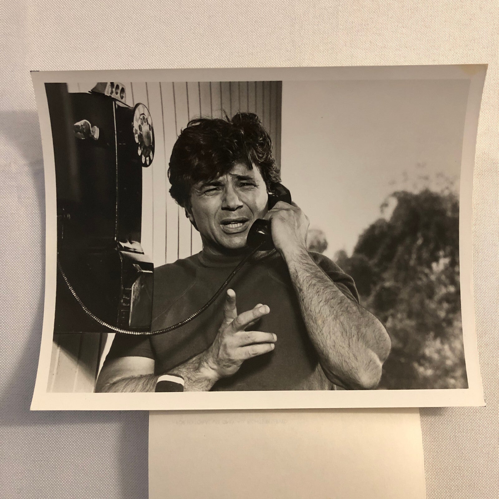 Vintage Television TV Show Press Photo Photograph Robert Blake as Tony Baretta