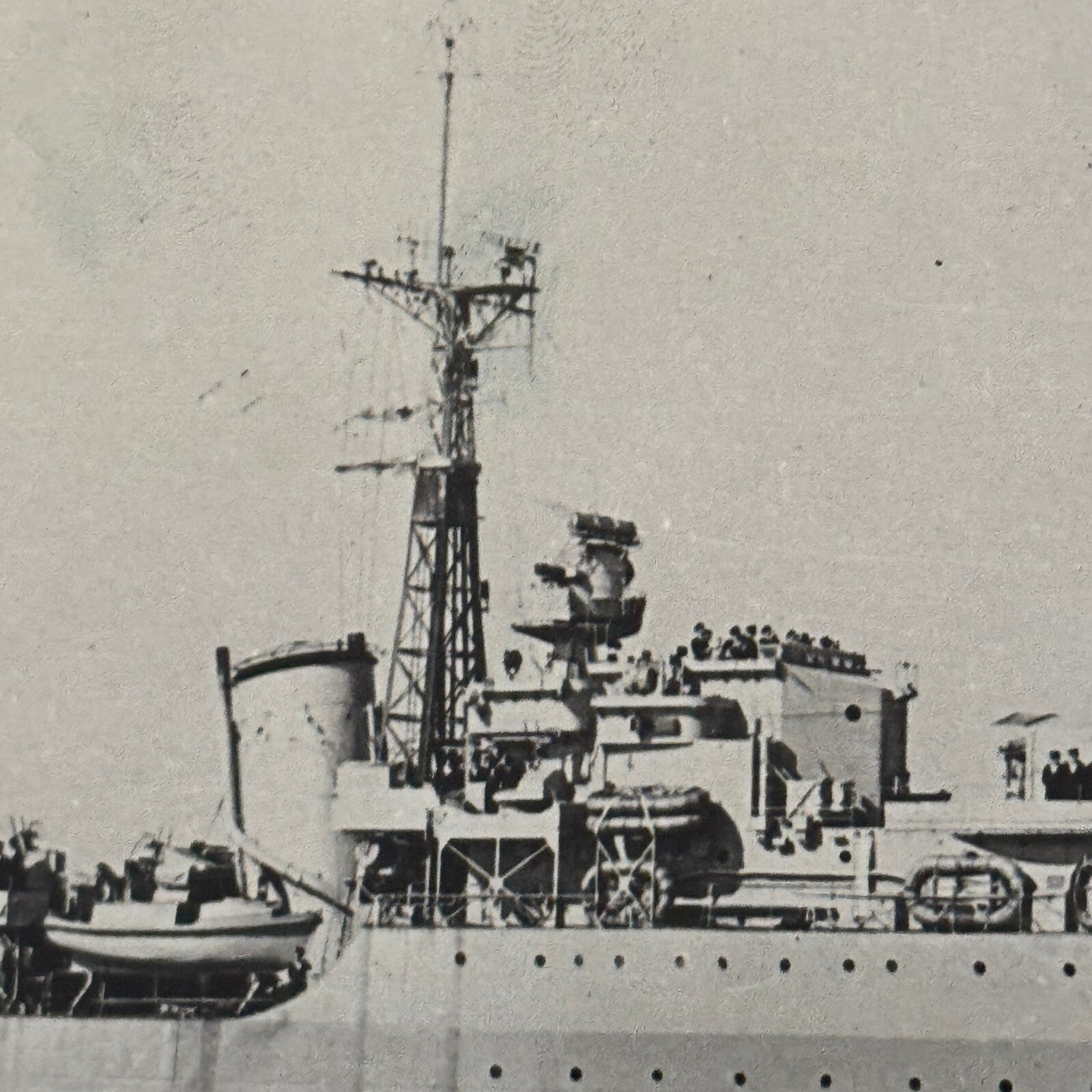 Royal Canadian Navy Military Ship Photo Photograph Vintage Destroyer Haida
