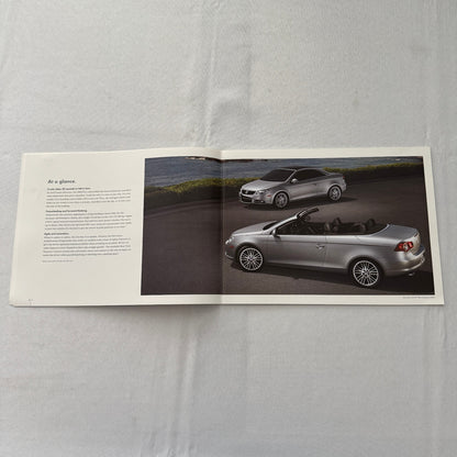 2009 Volkswagen VW Eos Convertible Roadster Sales Brochure Catalog Canadian