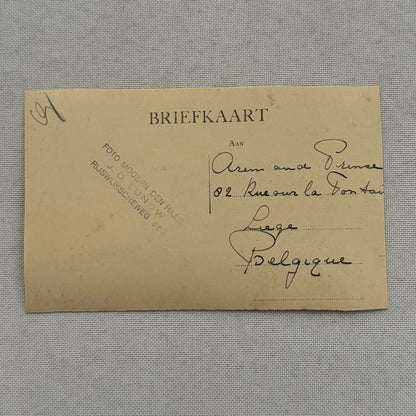 Vintage Circus Act Postcard Post Card Arens and Prince Balancing Act Acrobat