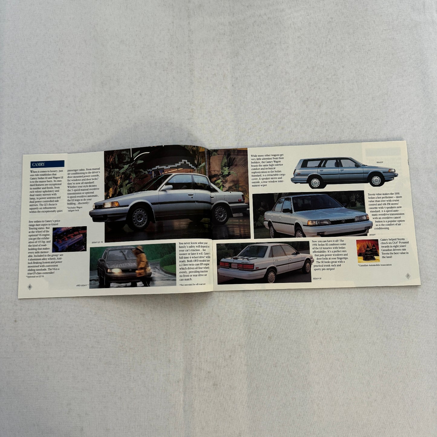 1991 Toyota Sales Brochure Catalog Supra Cressida 4Runner Previa Celica MR2 +