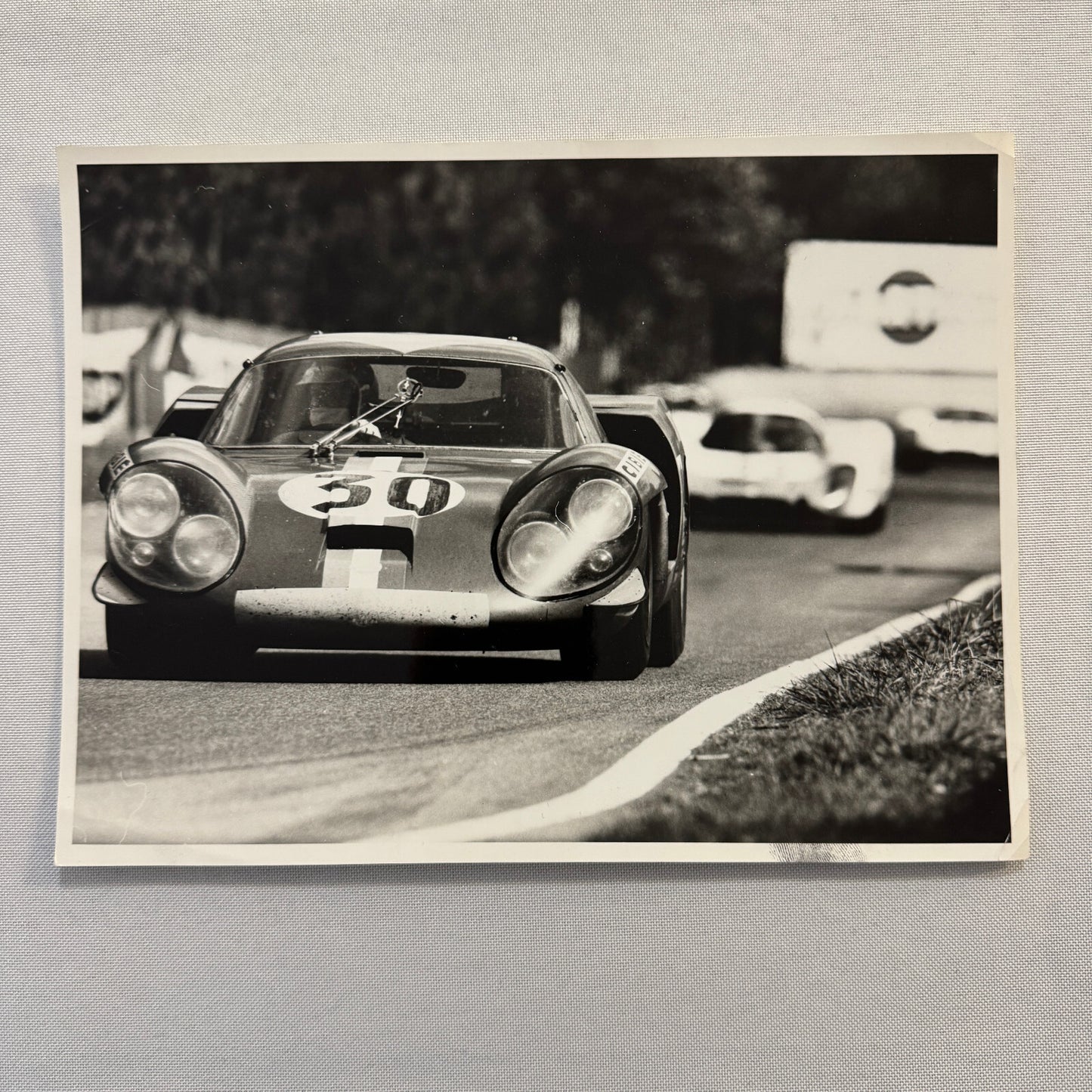 Renault Alpine 3000 Racing Car Photo Photograph Print Vintage 1968
