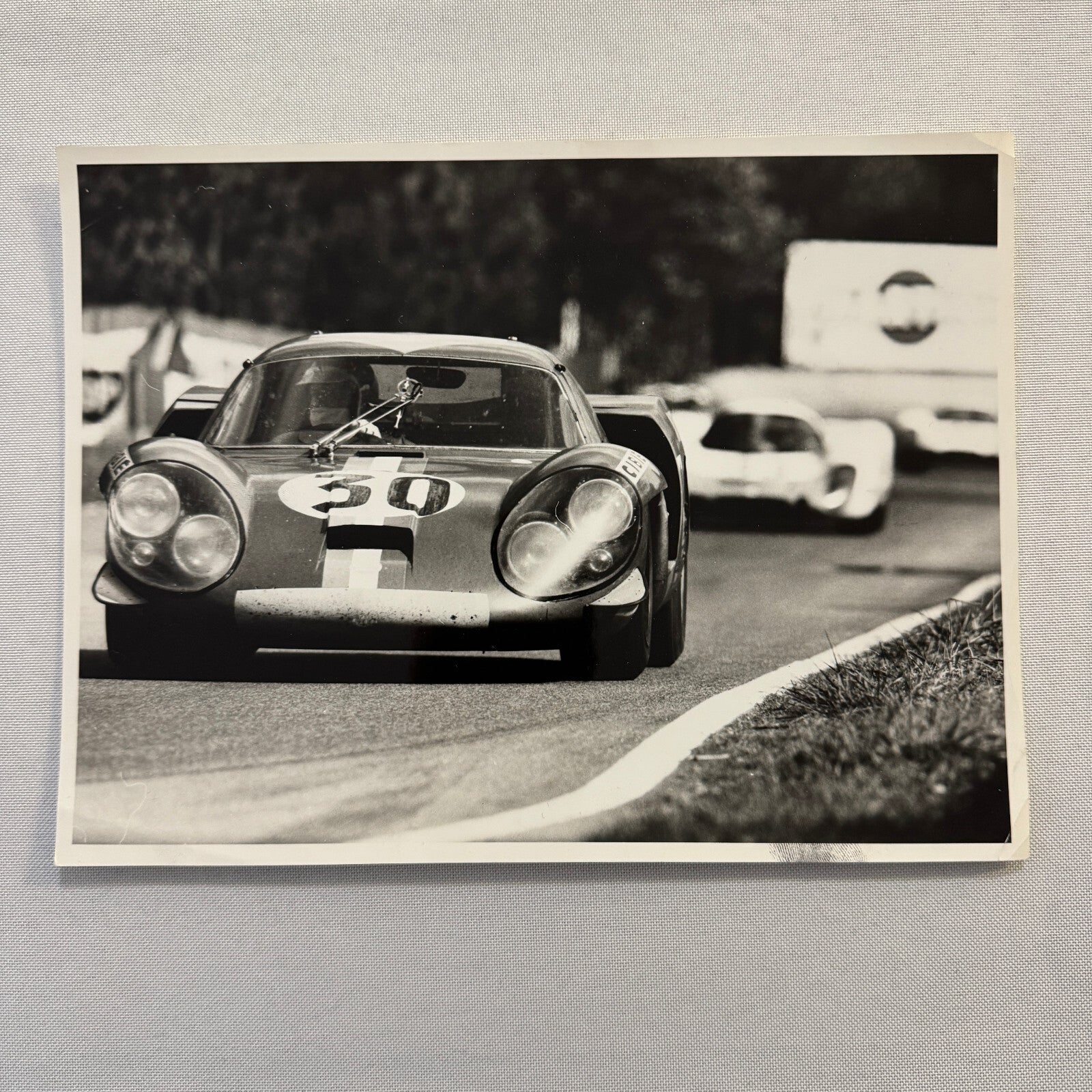 Renault Alpine 3000 Racing Car Photo Photograph Print Vintage 1968