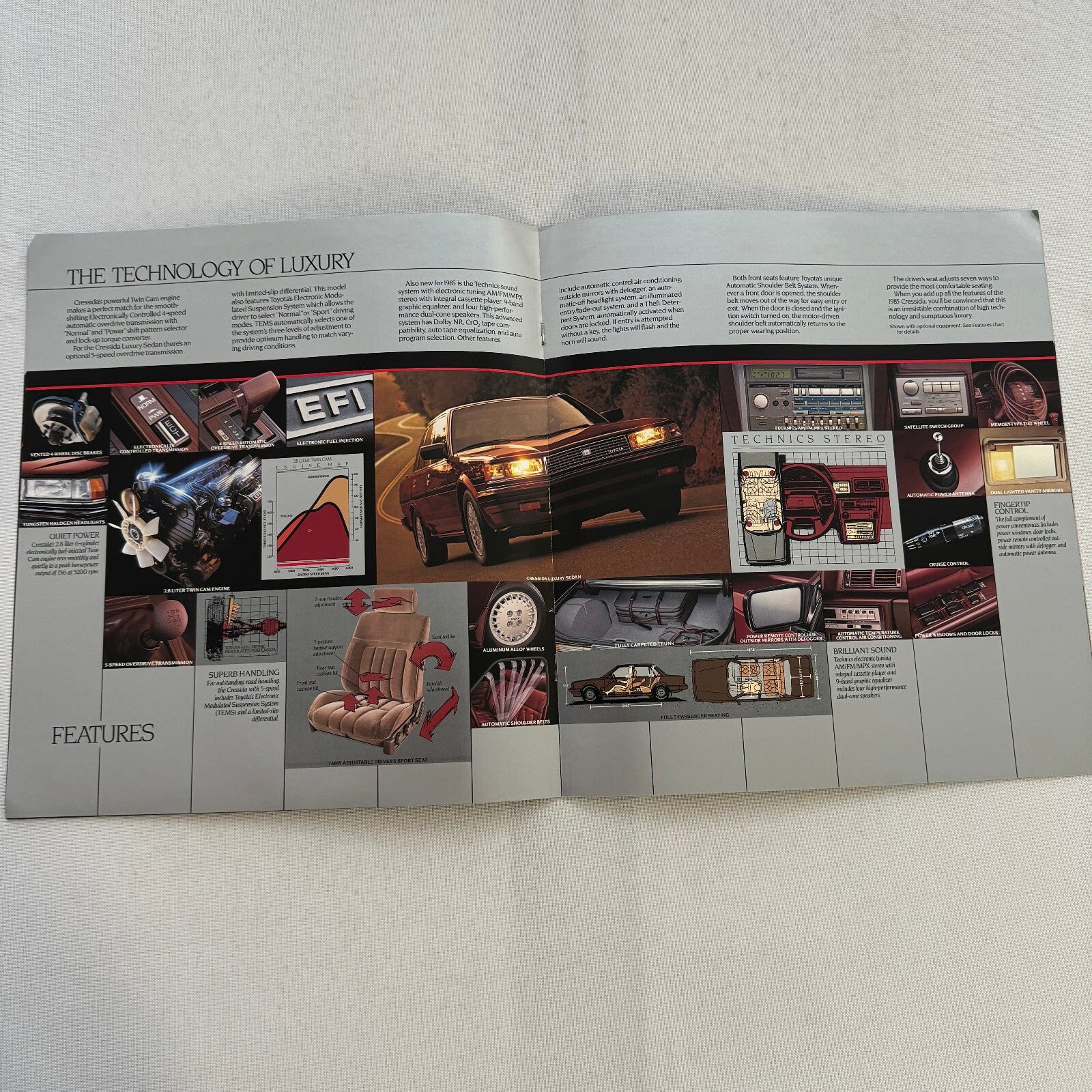 Toyota Cressida Car Sales Brochure Catalog Luxury Sedan and Station Wagon 1984