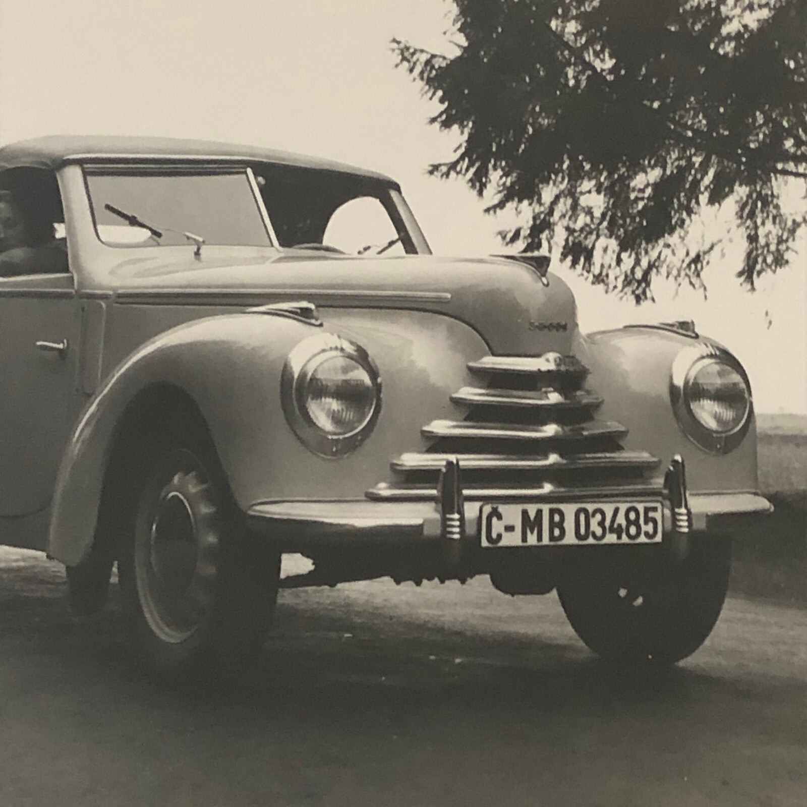 Vintage Skoda Car Photo Photograph Print Automobile