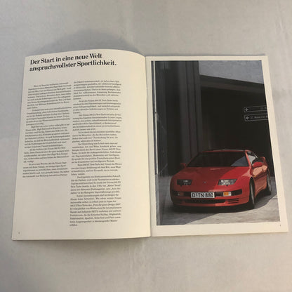 Nissan 300ZX Twin Turbo Sales Brochure Catalog German Text European 300 ZX Z