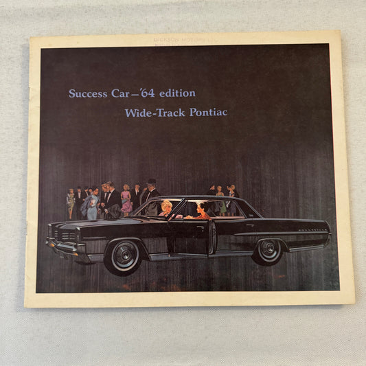 1964 Pontiac Sales Brochure Catalog Bonneville Catalina Star Chief Grand Prix