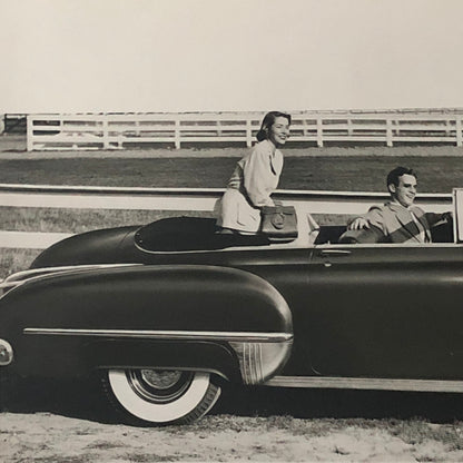 1949 Oldsmobile Series 98 Futuramic Convertible Factory Press Photo Photograph
