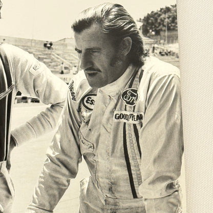 Vintage Racing Photo 1971 Interlagos Brazil F2 Race Graham Hill Tim Schenken