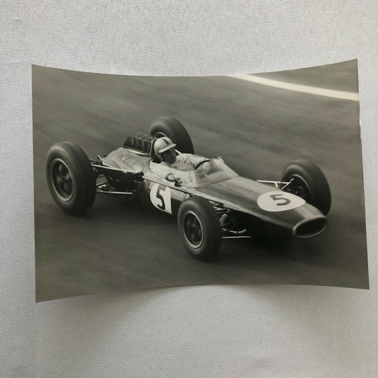 Vintage Racing Car Driver Photo Photograph Print 