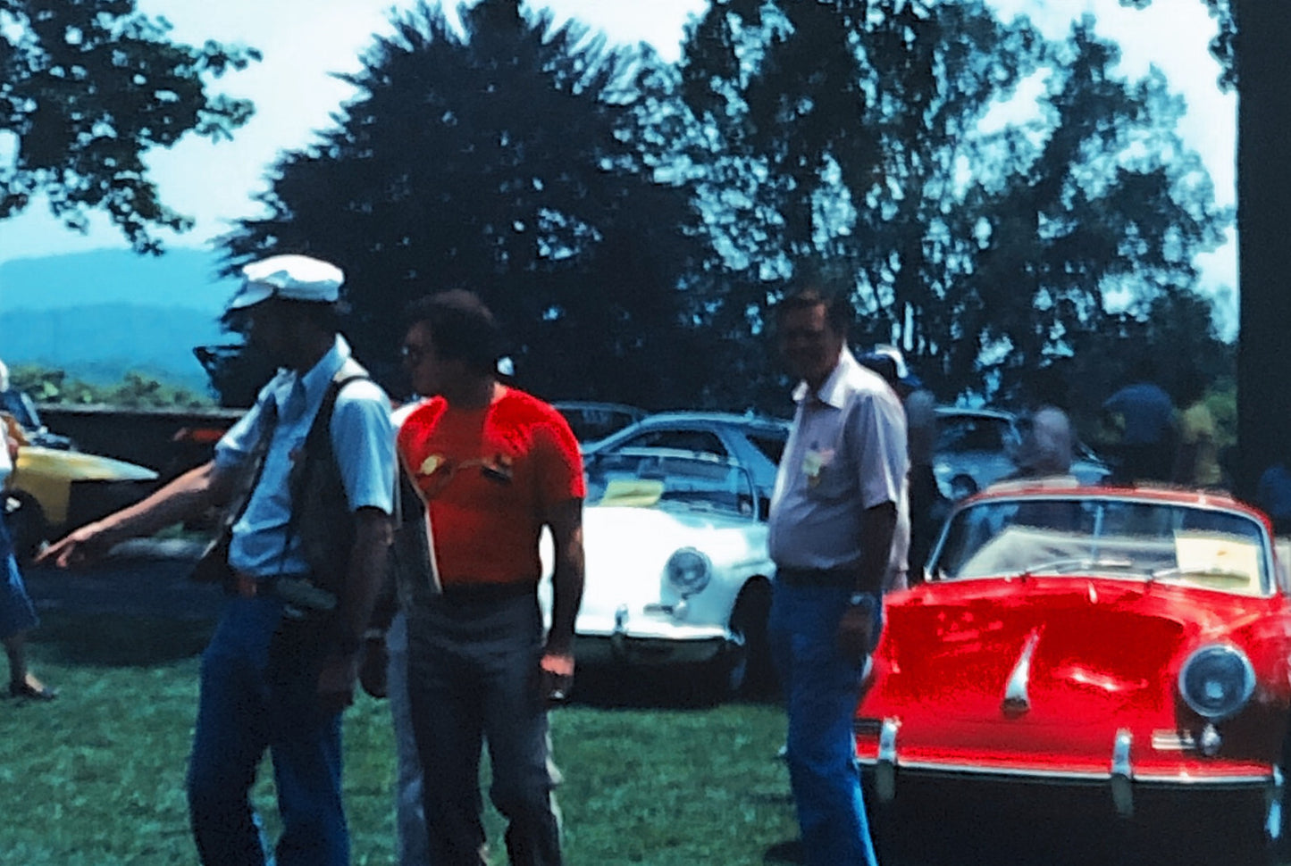 Porsche 356 Car Show 35mm Photo Slide Vintage 1981