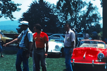 Porsche 356 Car Show 35mm Photo Slide Vintage 1981