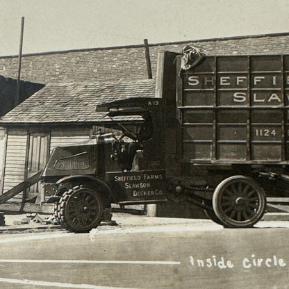 Antique Truck Factory Press Photo Photograph Vintage