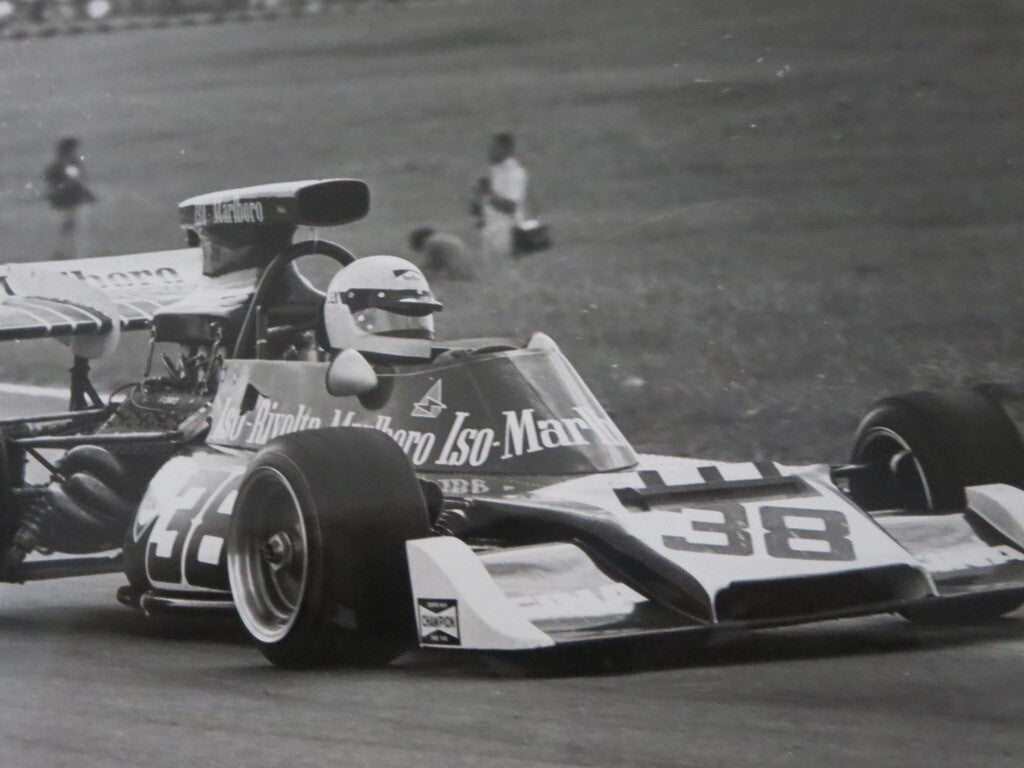 Vintage 1973 Argentine Grand Prix Racing Photograph Photo Howden Ganley Marlboro