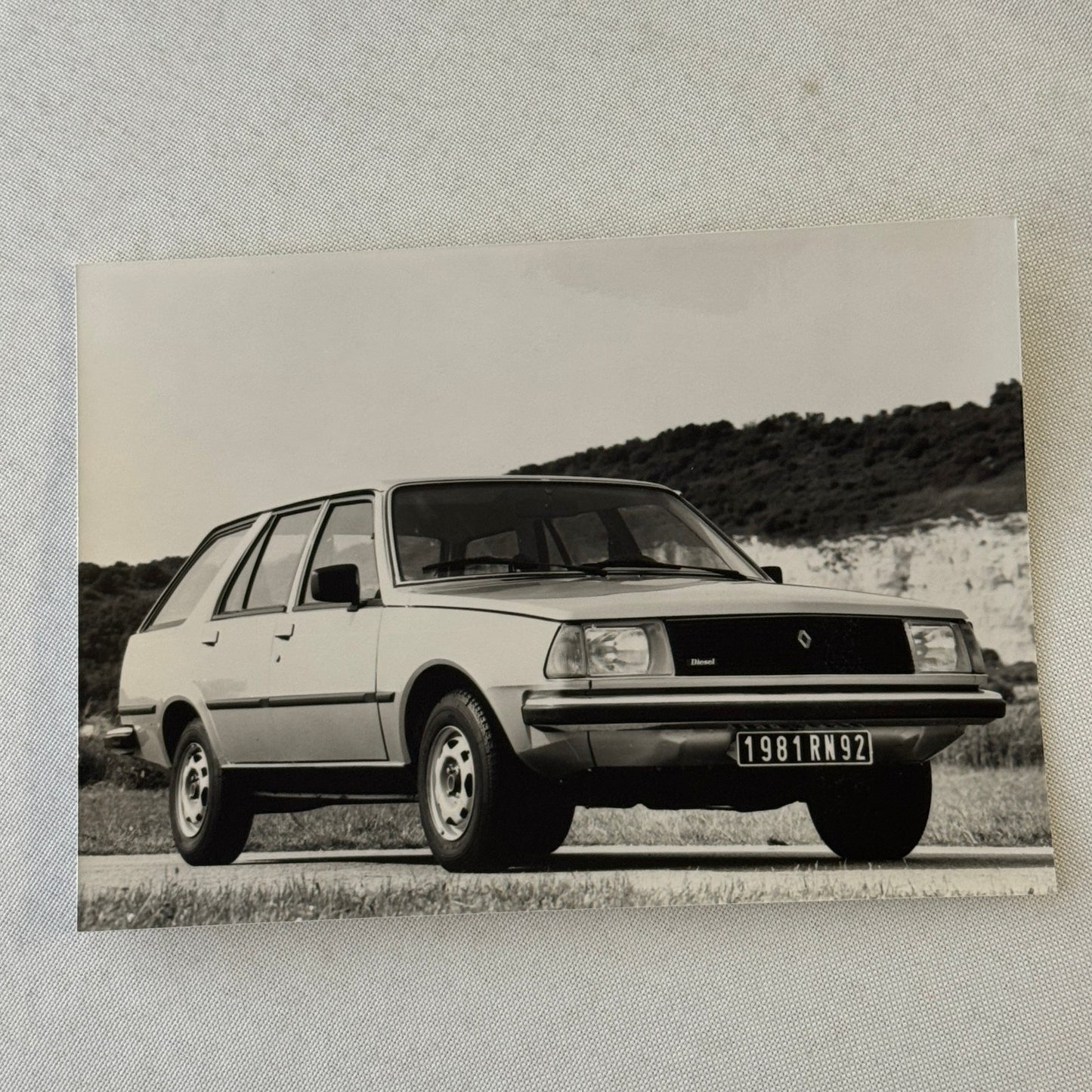 Renault 18 Diesel Car Factory Press Kit Renault 18 TD GTD GERMAN Text 1980 1981