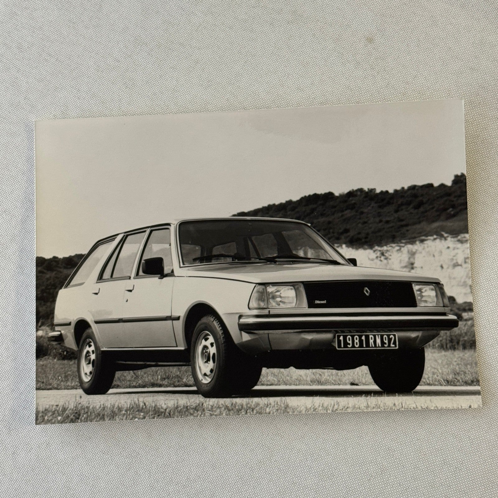 Renault 18 Diesel Car Factory Press Kit Renault 18 TD GTD GERMAN Text 1980 1981