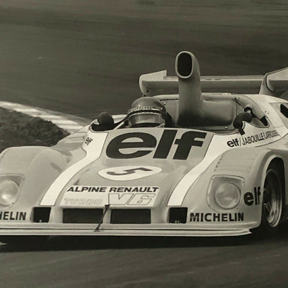Vintage Racing Photo Photograph 1975 1000 KM de Mugello Race Renault Alpine A441