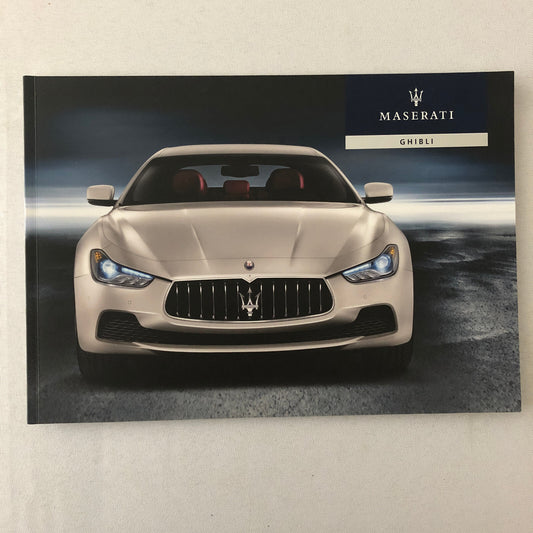2014 2015 Maserati Ghibli Sales Brochure Catalog Ghibli S Q4