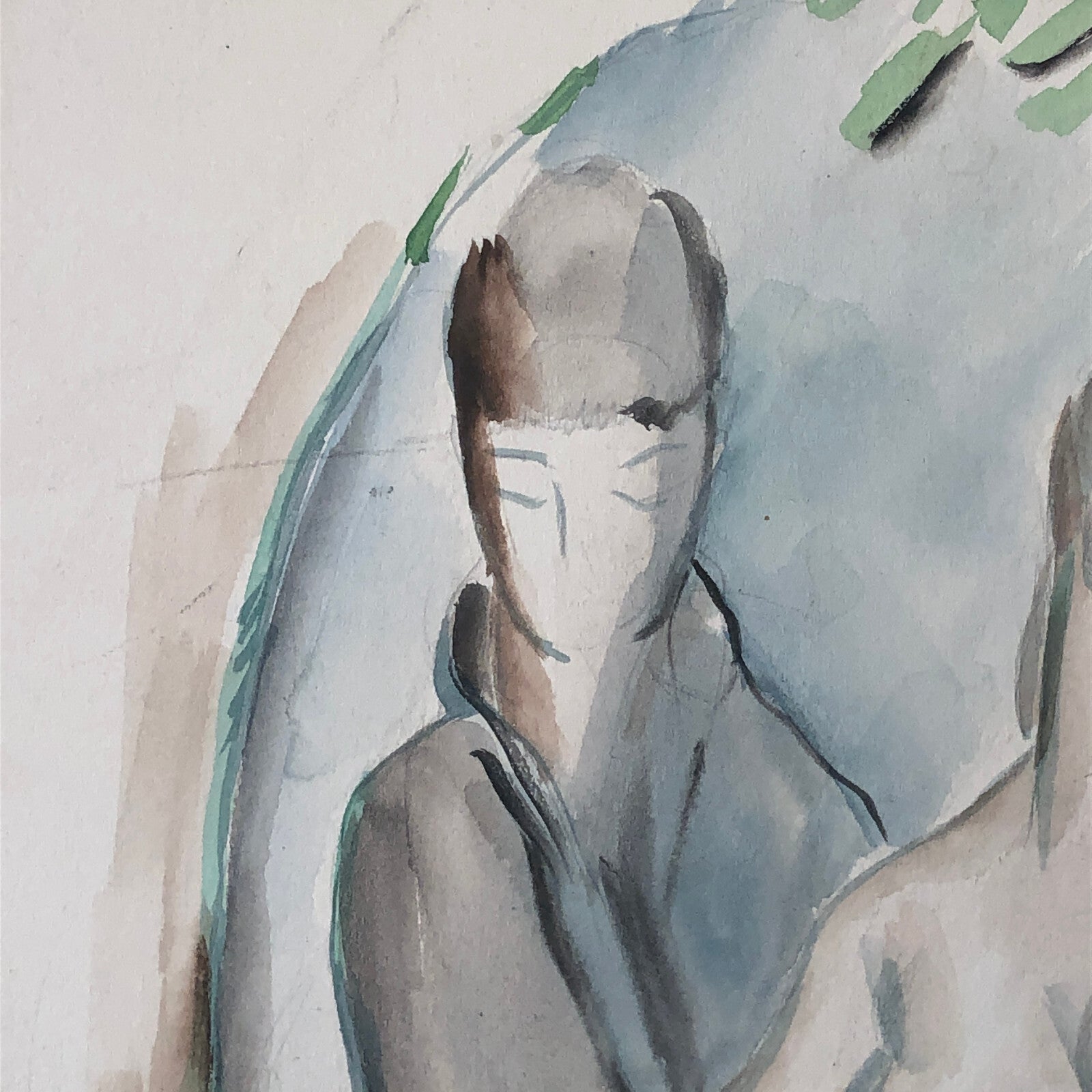 Vintage Painting Art Artwork Artist Arthur E Sudler Nude Woman Figures