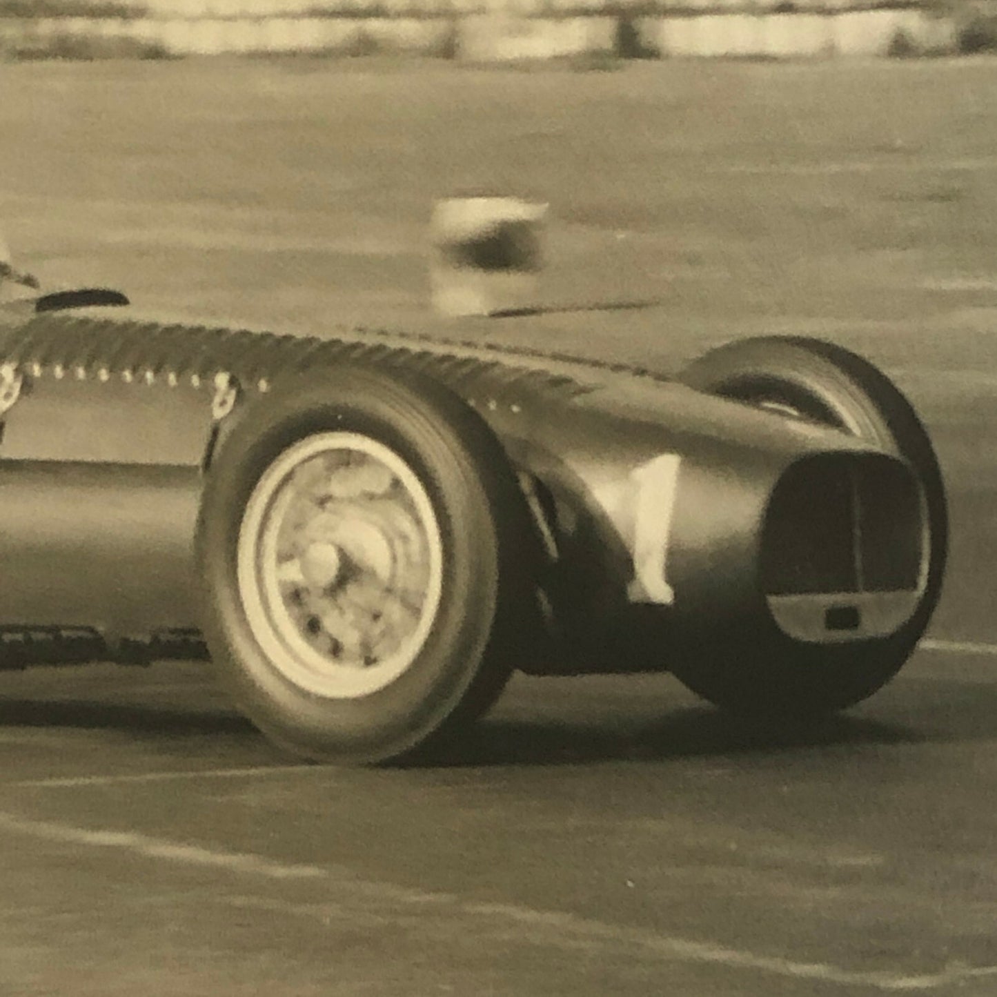 Vintage BRM 1954 Racing Photo Photograph Ron Flockhart Snetterton Spring Meet 