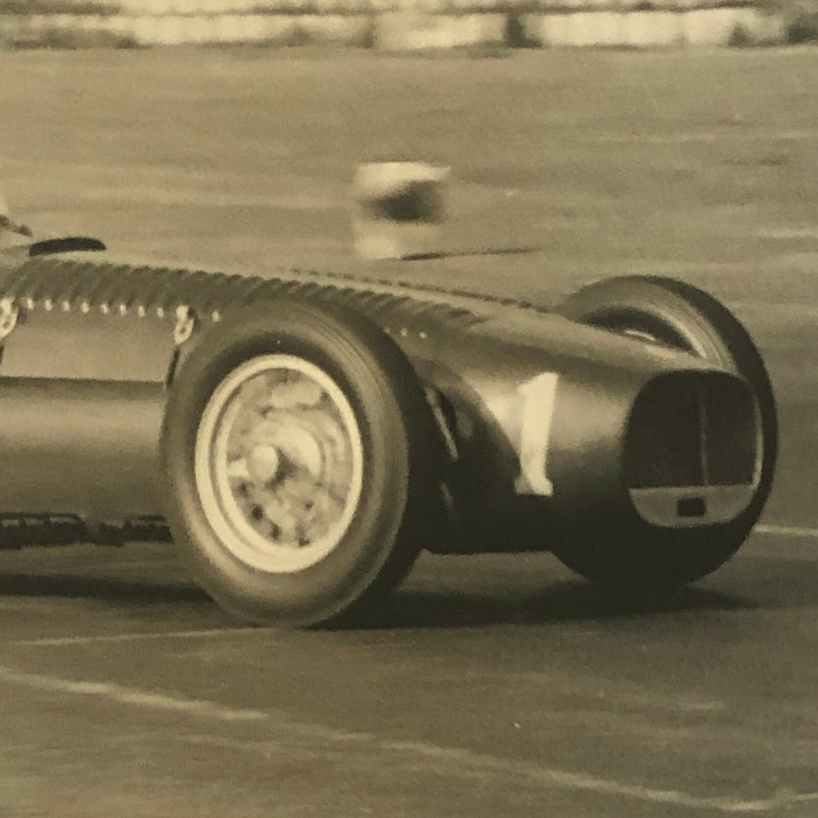 Vintage BRM 1954 Racing Photo Photograph Ron Flockhart Snetterton Spring Meet 