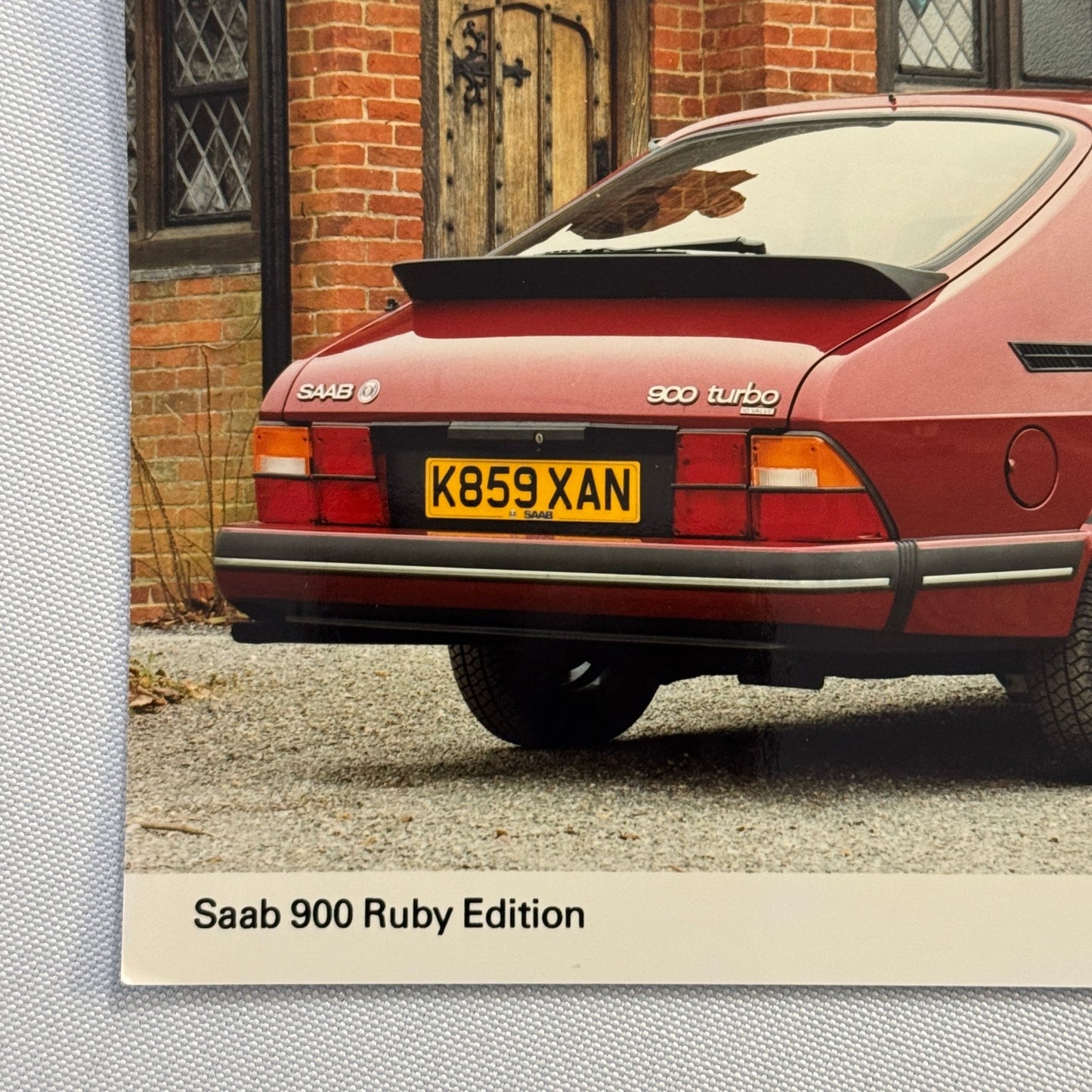 1993 Saab 900 Ruby Edition Car Automobile Factory Press Photo Photograph Print