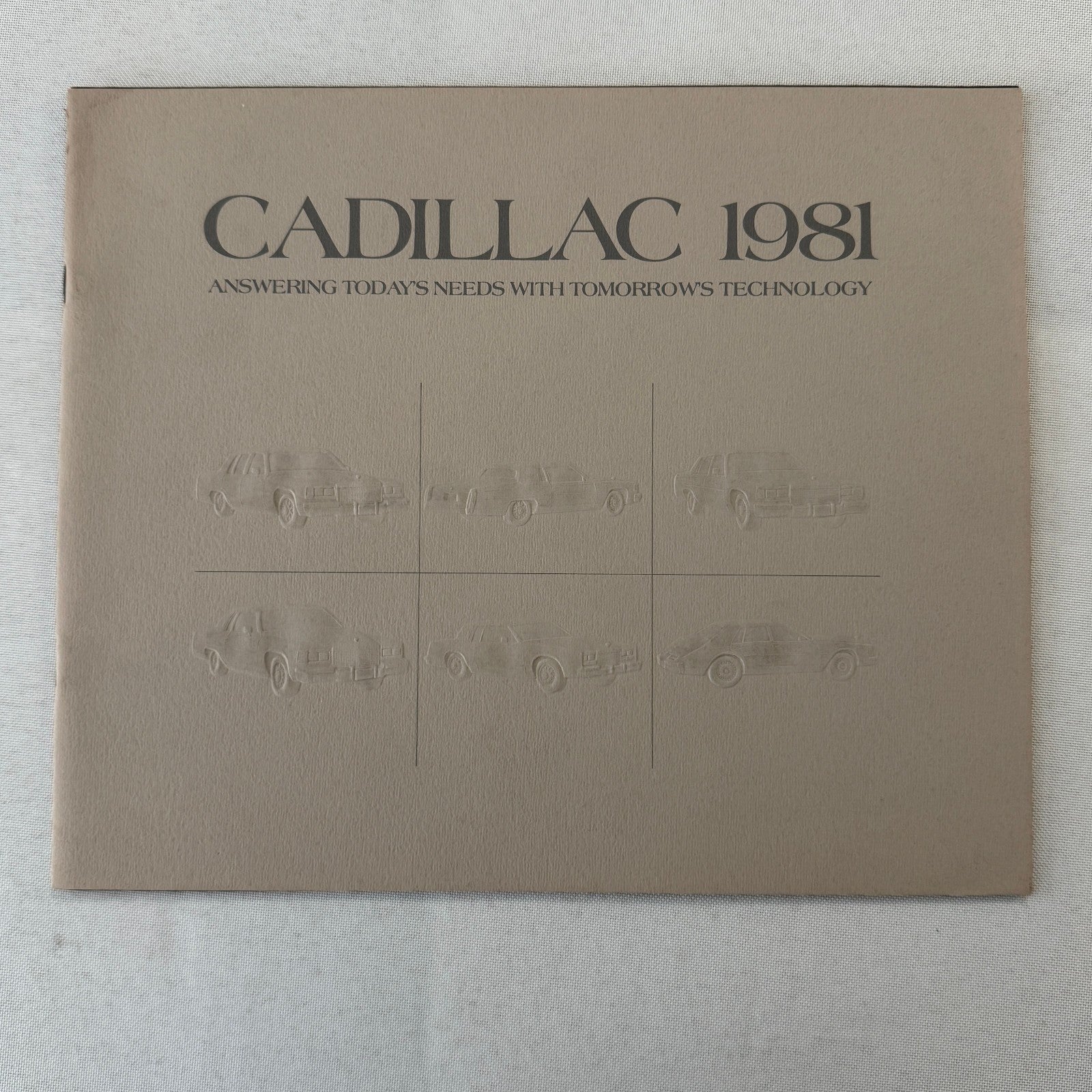 1981 Cadillac Car Sales Brochure Catalog Coupe DeVille Eldorado Seville Brougham