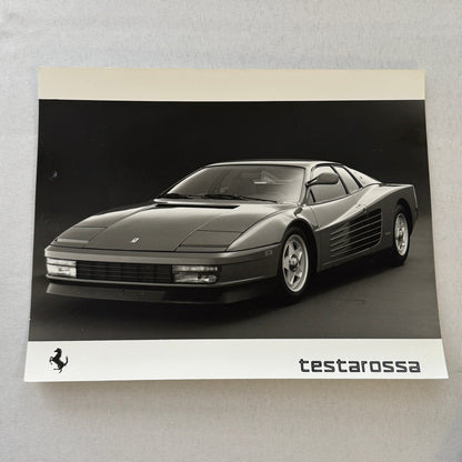 Ferrari Testarossa Car Factory Press Photo Photograph Print