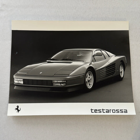 Ferrari Testarossa Car Factory Press Photo Photograph Print