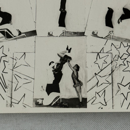 Vintage Circus Acrobat Balancing Act Photo Photograph Para Nino Sambiasi