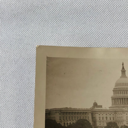 Press Photo Photograph Washington Capitol Construction Demolition 1933 Cars