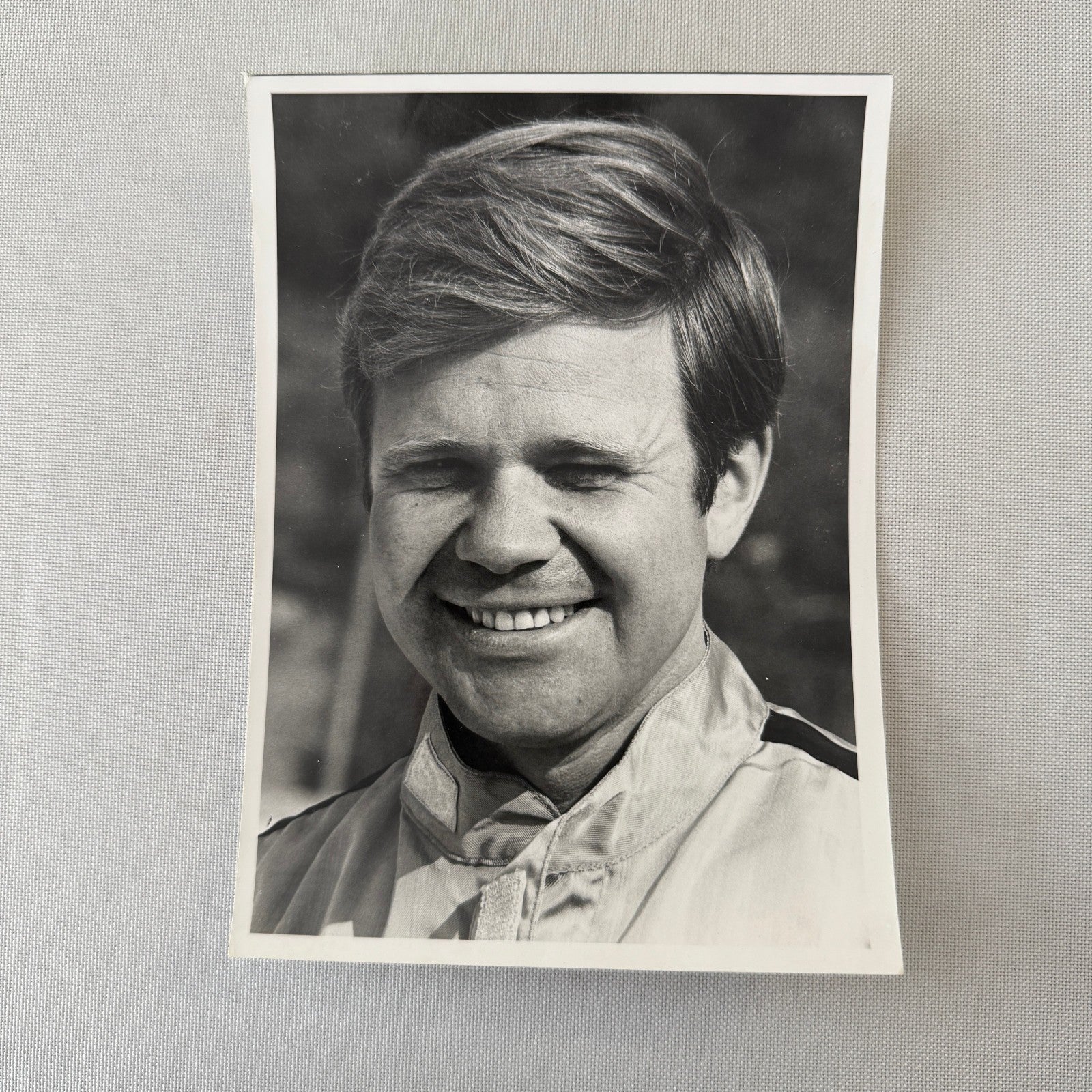 Mark Donohue Racing Driver Porsche Factory Press Photo Photograph Print Vintage