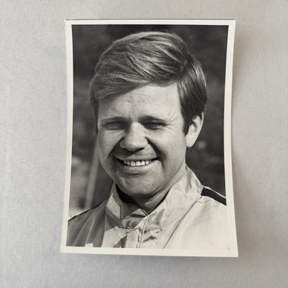 Mark Donohue Racing Driver Porsche Factory Press Photo Photograph Print Vintage