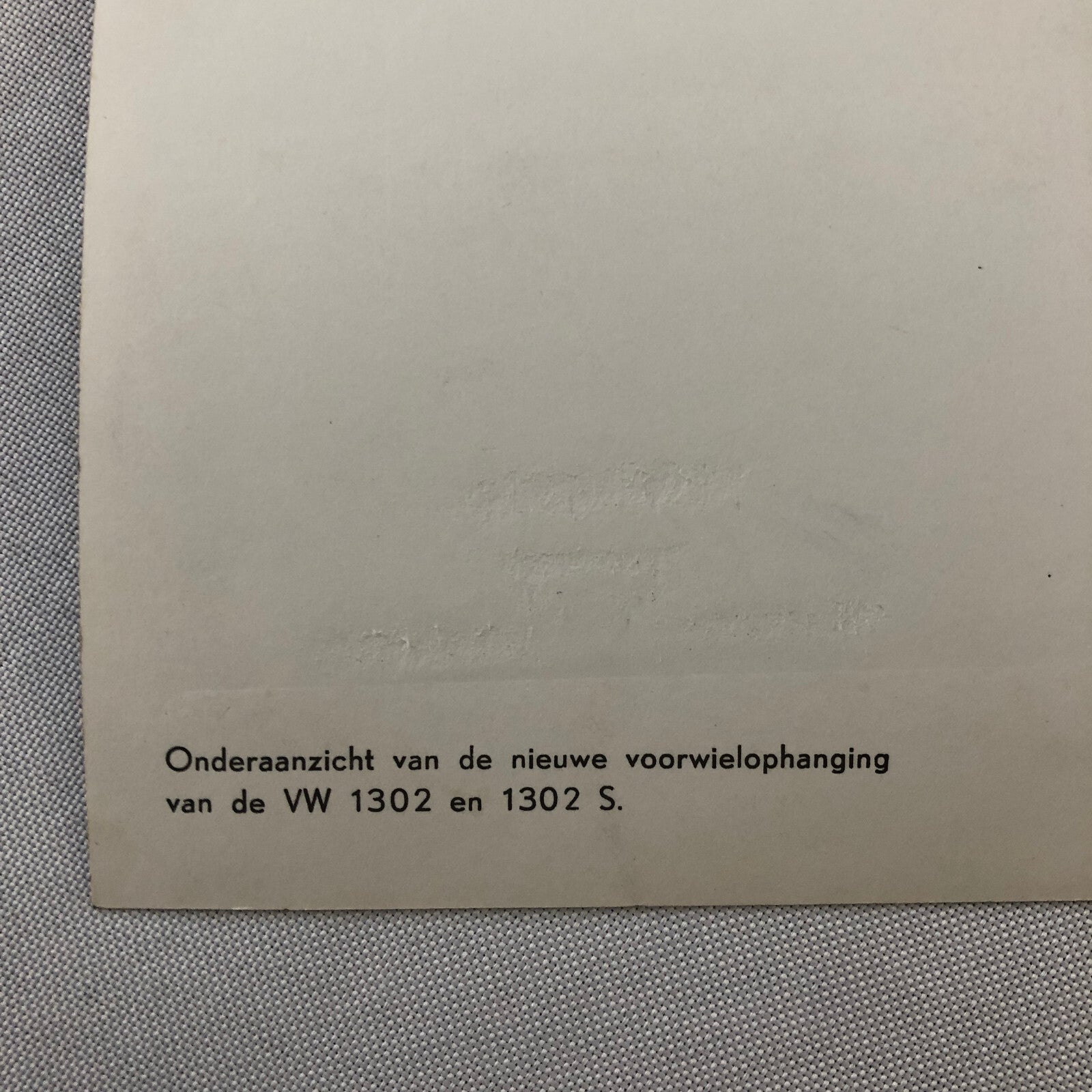 Vintage Volkswagen VW Beetle Factory Press Photo Photograph DUTCH Caption 1970