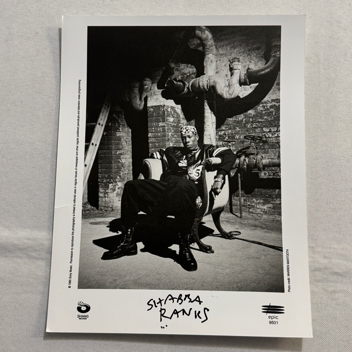 Shabba Ranks Music Publicity Press Photo Photograph Dancehall 1995 1999 Lot 2x