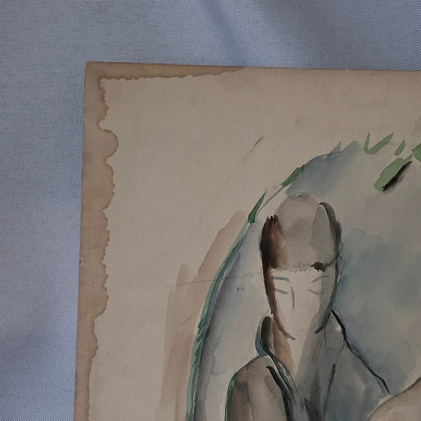 Vintage Painting Art Artwork Artist Arthur E Sudler Nude Woman Figures