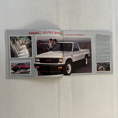 1985 GMC S-15 Pickup S15 Pickup Truck Sales Brochure Catalog Advertising