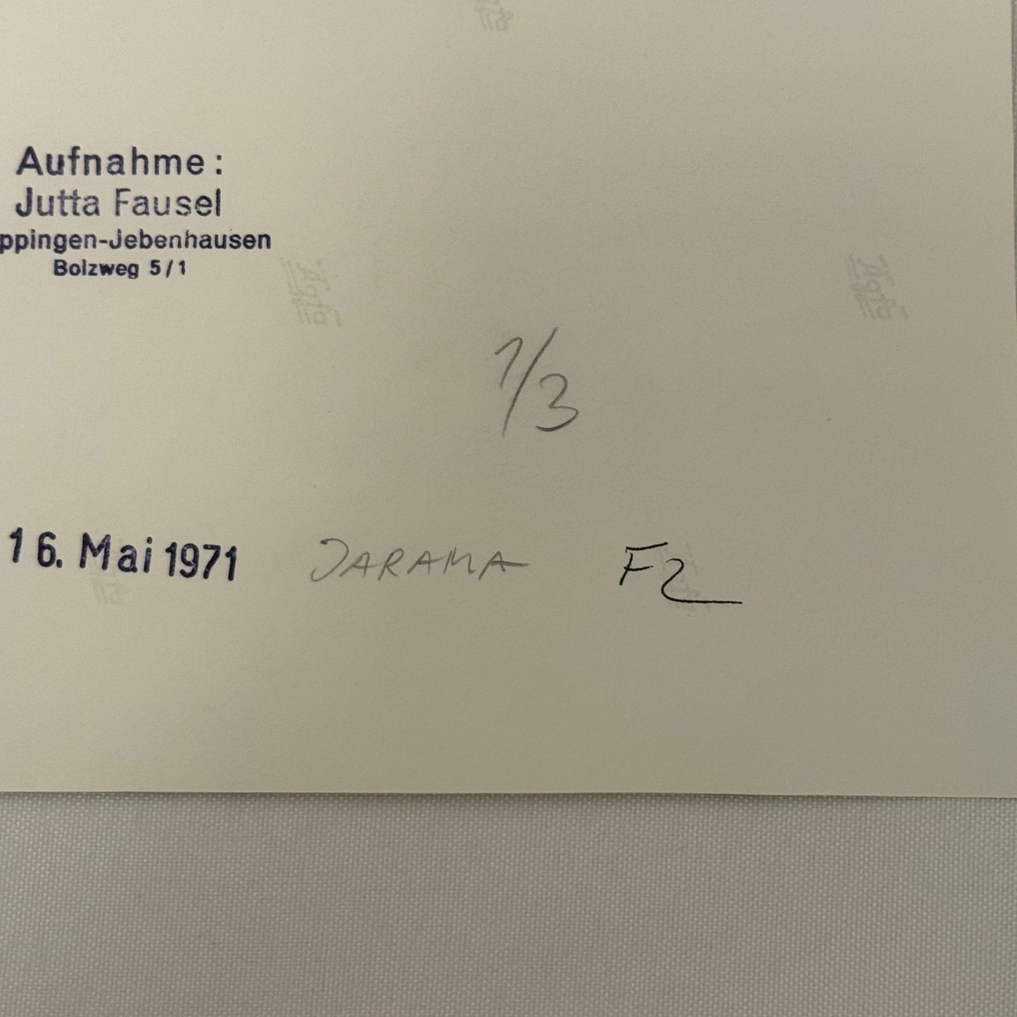 Vintage Racing Photo 1972 Jarama F2 Race JP Jarier Jean-Pierre Jarier Girlfriend