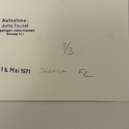 Vintage Racing Photo 1972 Jarama F2 Race JP Jarier Jean-Pierre Jarier Girlfriend