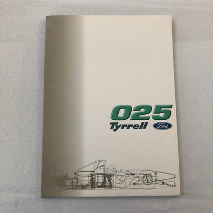 1997 Tyrrell Ford 025 Racing Car Team Press Kit Photos Mika Salo