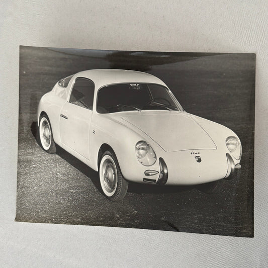 Fiat Abarth 500 Zagato Car Photo Photograph Print Vintage