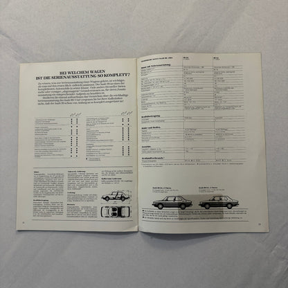 1983 Saab 99 Car Sales Brochure Catalog Advertising Vintage GERMAN Language