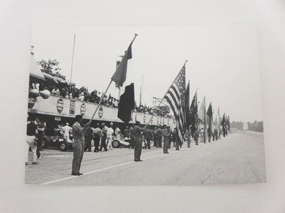 Vintage 1962 Monza Italian Grand Prix Start Racing Photograph Photo Image Flags