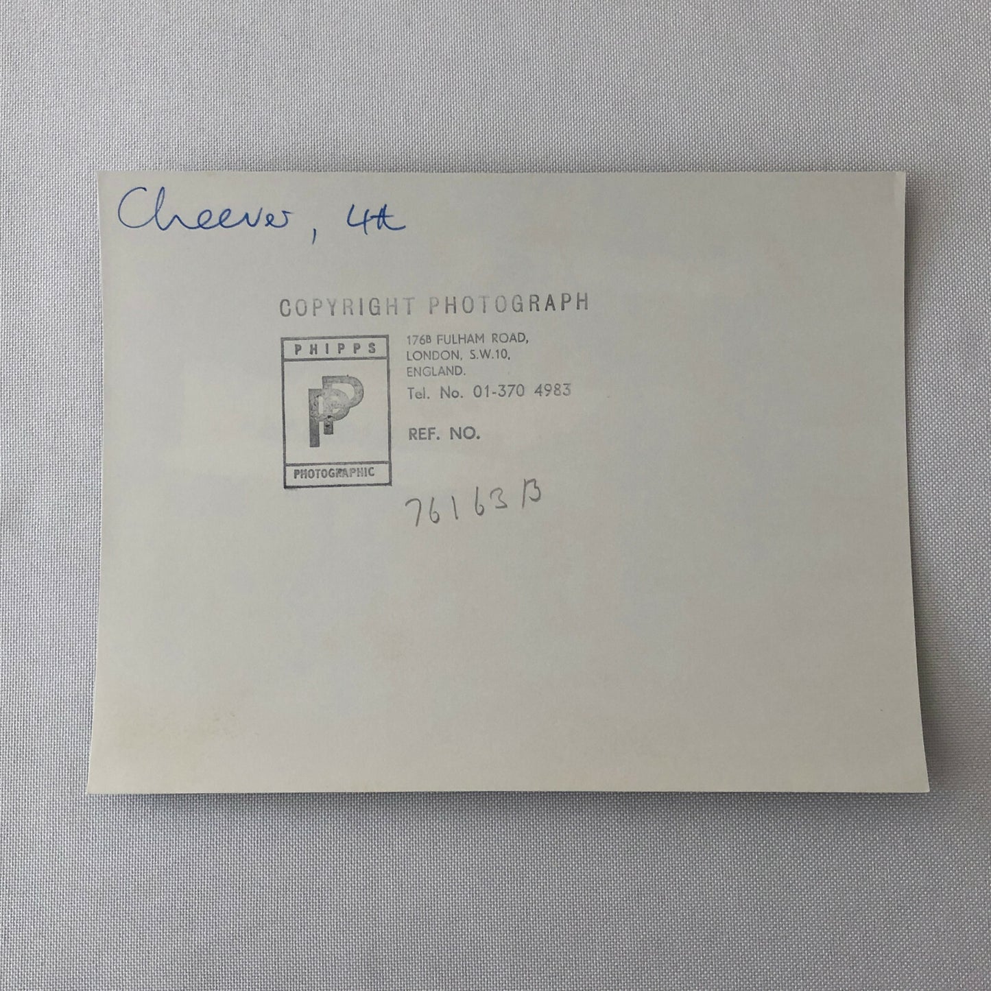 Vintage 1976 Formula 2 F2 Thruxton Grand Prix Racing Photo Photograph March 