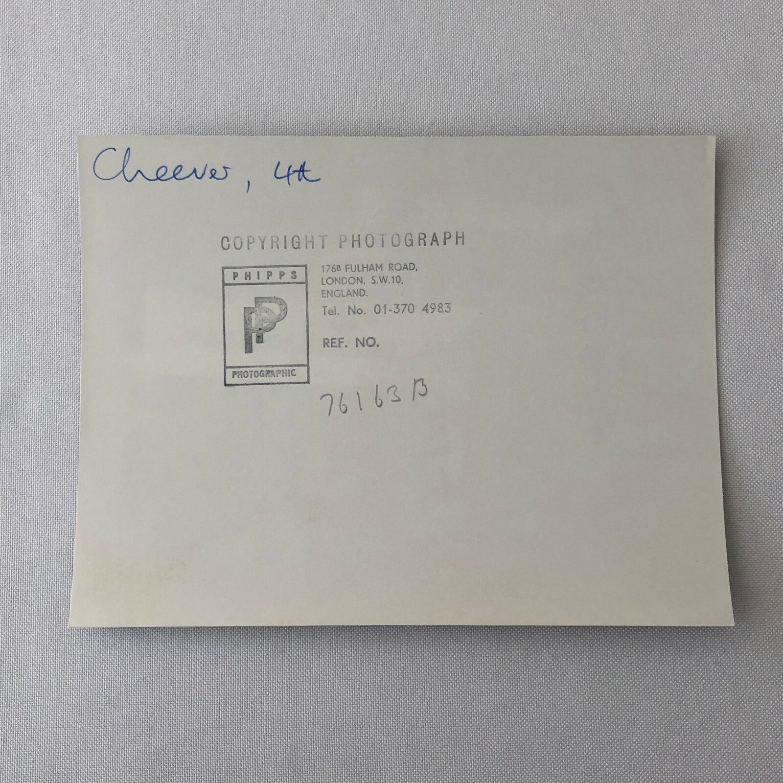 Vintage 1976 Formula 2 F2 Thruxton Grand Prix Racing Photo Photograph March 