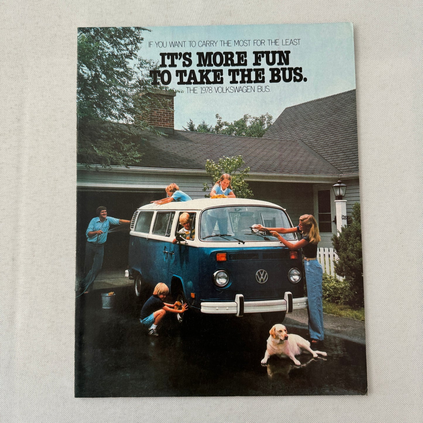 1978 Volkswagen Bus Sales Brochure Catalog Advertising VW Camper Van
