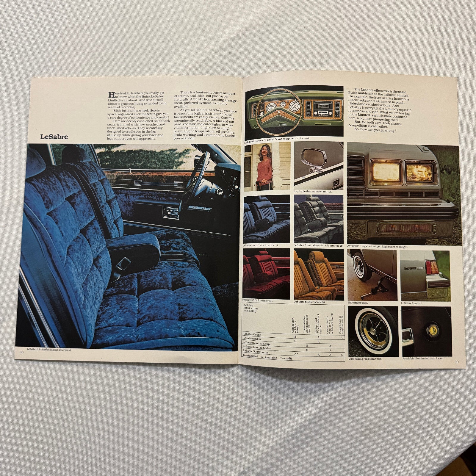 1980 Buick Car Sales Brochure Catalog Advertising Buick LeSabre Electra Riviera