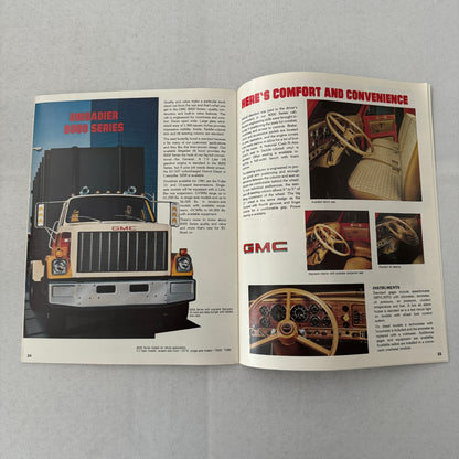 GMC Brigadier Truck Sales Brochure Catalog Advertising Vintage 8000 9500