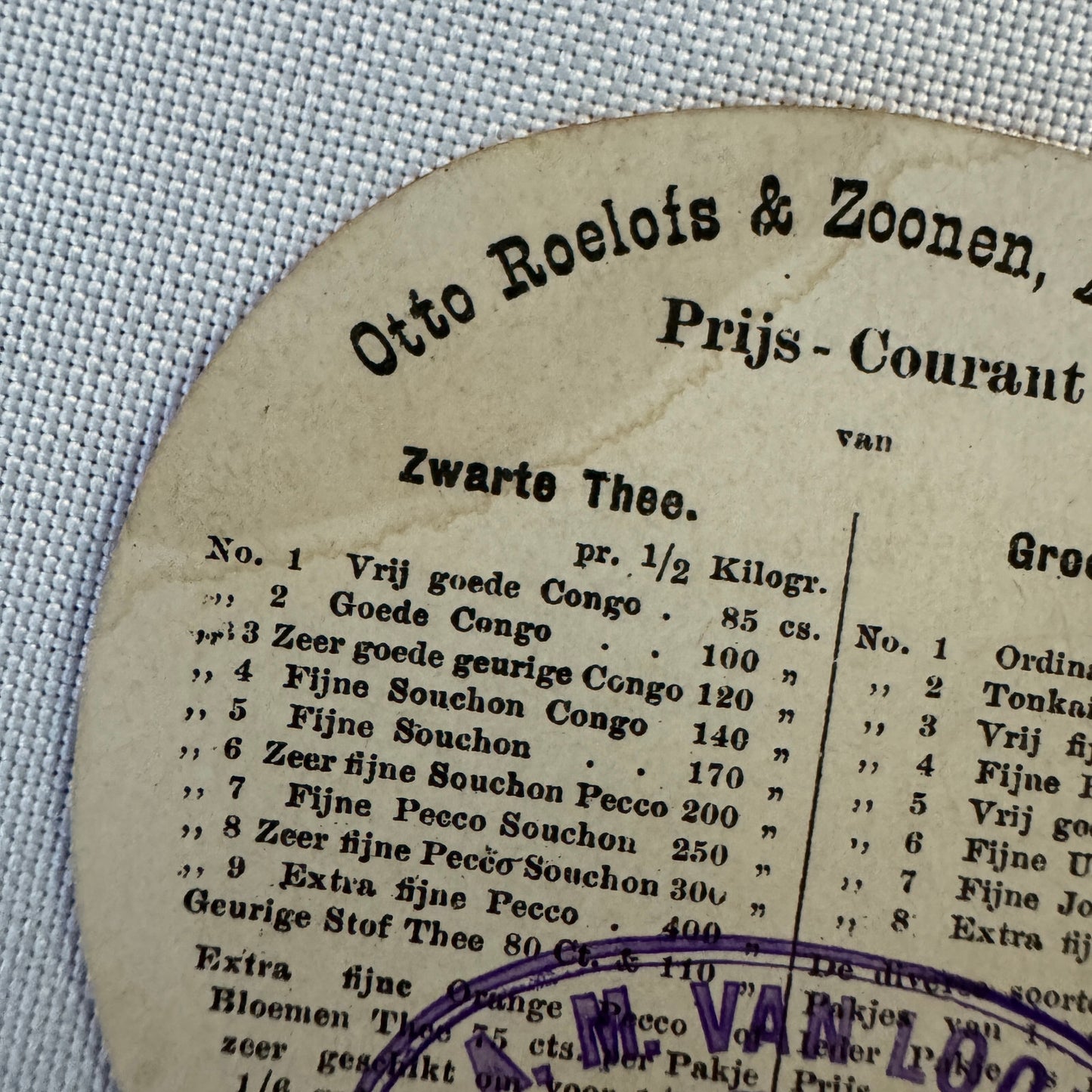 Vintage Trade Card Amsterdam Netherlands Dutch Birds